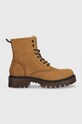 Замшеві черевики Wrangler Seattle Lace замша коричневий WL22501A.066