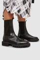 Kožené kotníkové boty AllSaints WF090Y