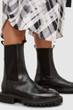 Kožené kotníkové boty AllSaints WF090Y