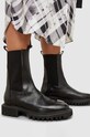 Kožené kotníkové boty AllSaints WF090Y