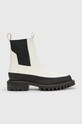 AllSaints ghete chelsea de piele neizolat bej WF676X