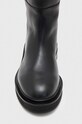 Δερμάτινες μπότες AllSaints Mindy μαύρο WF589X