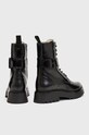 AllSaints workery skórzane Onyx czarny WF584X