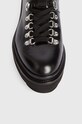 AllSaints stivali da motociclista in pelle Wanda WF017T nero AW22