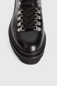 Шкіряні черевики AllSaints чорний
