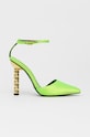Γόβες παπούτσια Kat Maconie Jojo στιλέτο πράσινο JOJO.HIGHLIGHTER.GREEN