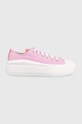 pink Converse plimsolls Chuck Taylor All Star Move Women’s