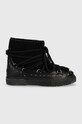 Kožne cipele za snijeg Inuikii Curly Rock na vezanje crna 70102.076.Black
