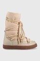 Kožené sněhule Inuikii Classic High Laced přírodní kůže béžová 70107.096.Beige