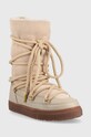 Kožené sněhule Inuikii Classic High Laced 70107.096.Beige béžová AW22