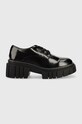 Steve Madden półbuty Delaney imitacja skóry lakierowanej czarny SM16000128.013