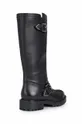 črna Usnjeni elegantni škornji Geox D16FTF 04643 C9999 D HOARA F