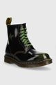 Kožené kotníkové boty Dr. Martens 1460 The Clash černá