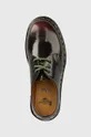 burgundia Dr. Martens pantofi de piele 1461 Arcadia X The Clash