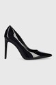Обувки с висок ток Dkny Mabi над 8 см черен K2247124