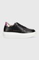 Alexander Smith sneakersy skórzane Cambridge płaska czarny ASAVL1D29BIP