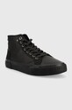 Tommy Hilfiger trampki skórzane MODERN VULC LEATHER FM0FM04163 czarny AW22