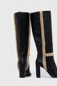 Scarpe BOSS stivali in pelle Scarlet 50481487.001 nero