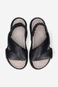 Δερμάτινα σανδάλια Inuikii Cloud Crossed Platform μαύρο 70103.35.BLACK