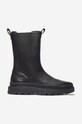 Semišové topánky Timberland Sky 6 IN Laceup jemné zateplenie čierna A2QAS