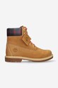 Čizme od brušene kože Timberland 6IN Hert BT Cupsole W lagana podstava smeđa A5MC4