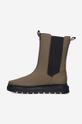 Încălțăminte Timberland ghete chelsea de piele Ray City Combat Chelsea A5PB7 verde