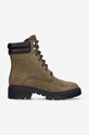 Замшеві черевики Timberland Cortina Walley шнурівка коричневий A5T8R