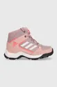 рожевий adidas Performance Дитячі черевики Hyperhiker Для дівчаток