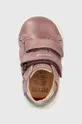 рожевий Дитячі шкіряні туфлі Geox