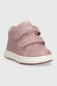 Geox gyerek félcipő bőrből B044CC.08522 rózsaszín AW22