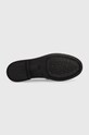 Geox mocasini din piele pentru copii J4449A.00043.35.41 negru