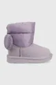 ljubičasta Dječje cipele za snijeg UGG Bailey Bow Maxi Za djevojčice