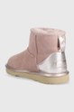 Замшевые сапоги UGG Classic Mini Shine  Голенище: Замша Внутренняя часть: Текстильный материал, Шерсть Подошва: Синтетический материал