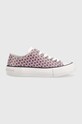 Tommy Hilfiger tenisówki dziecięce Planet friendly fioletowy T3A9.32289.35.40