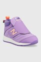New Balance buty zimowe dziecięce PTCOZYGP PTCOZYGP fioletowy AW22