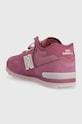 Dziewczynka New Balance buty zimowe zamszowe dziecięce GV574HP1 GV574HP1 fioletowy