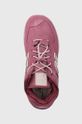 fioletowy New Balance buty zimowe zamszowe dziecięce GV574HP1
