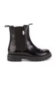 Детские кожаные ботинки Karl Lagerfeld чёрный