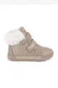 бежевий Дитячі замшеві зимові черевики Primigi Для дівчаток