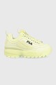 Fila sneakersy dziecięce Disruptor syntetyczny zielony FFK0078
