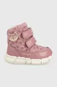 ροζ Παιδικές μπότες χιονιού Geox Για κορίτσια