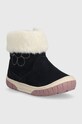Geox buty zimowe zamszowe dziecięce Omar B262LA.00022.24.27 granatowy AW23
