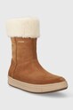 Geox cizme de iarna pentru copii din piele intoarsa Rebecca J26CVB.00022.36.39 maro AW23