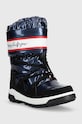 Dětské sněhule Tommy Hilfiger T3A6.32436.35.40 námořnická modř AW22