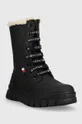 Παιδικές χειμερινές μπότες Tommy Hilfiger μαύρο