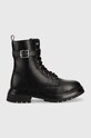 Tommy Hilfiger botki dziecięce na zamek czarny T3A5.32384.35.40