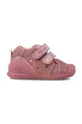 рожевий Дитячі шкіряні туфлі Biomecanics Для дівчаток