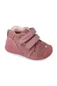 Δερμάτινα παιδικά κλειστά παπούτσια Biomecanics ροζ