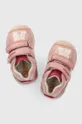 ροζ Παιδικές δερμάτινες χειμερινές μπότες Biomecanics