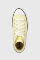 Παιδικά πάνινα παπούτσια Converse Chuck Taylor All Star Eva Lift κίτρινο A02488C